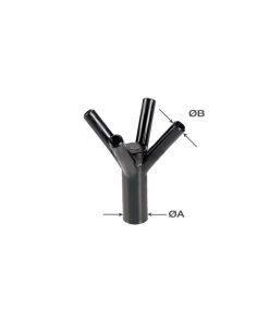 Distributeur Jetter - 4 trous: avec ventilation (paquet:12)