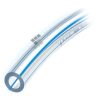 Tube à Lait - SANS PHTALATES transparent - 4 bandes bleues 12,7X23  (Rouleau:30m)