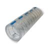 Tube Transparent Armoflex avec Spirale Métallique transparent - bande bleue 60X72 (Rouleau:30m)