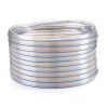 Tube de pulsation - TWIN transparent - 1 bande bleue 7,6X14,6 (Rouleau:30m)