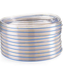 Tube de pulsation - TWIN transparent - 1 bande bleue 7X3 (Rouleau:30m)