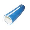 Tube transparent transfer milk tube bleu - bande blanche 38X50 (Rouleau:30m)